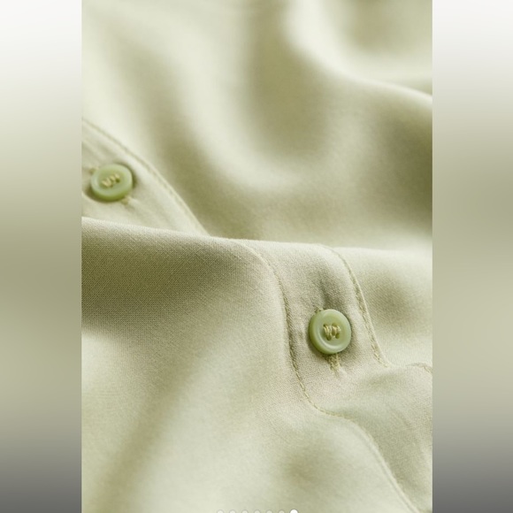 H&M Maternity Dress - Tie-belt Shirt Dress - Medium - Picture 7 of 8